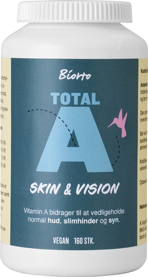 Total A Skin & Vision BiOrto 160 kapsler